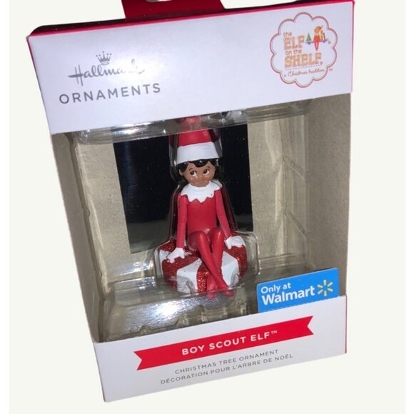 Hallmark Elf on the Shelf Boy Scout Elf Christmas Tree Ornament - Picture 1 of 15